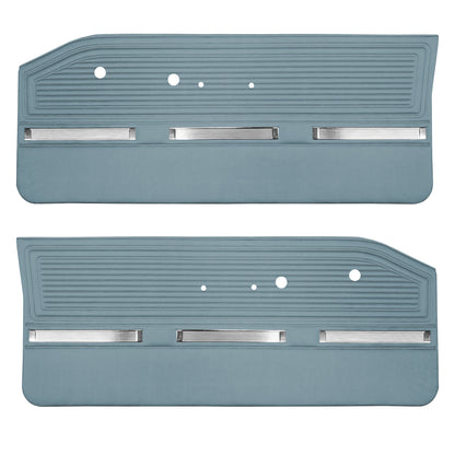 64 BARRACUDA FRONT DOOR PANELS - BLUE