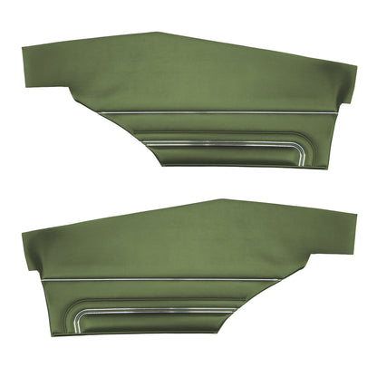 71 GTO/LEMANS SPORT HARDTOP REAR PANELS (UNASSEMBLED) - JADE GREEN