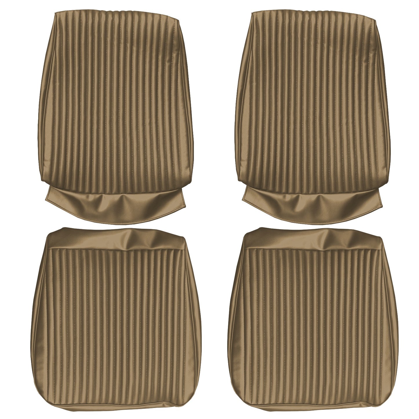 67 CHARGER/CORONET BUCKET SEAT UPHOLSTERY - GOLD