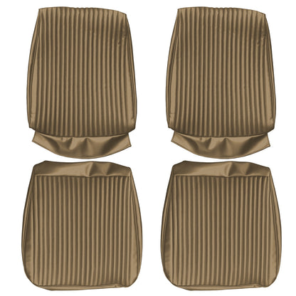 67 CHARGER/CORONET BUCKET SEAT UPHOLSTERY - GOLD