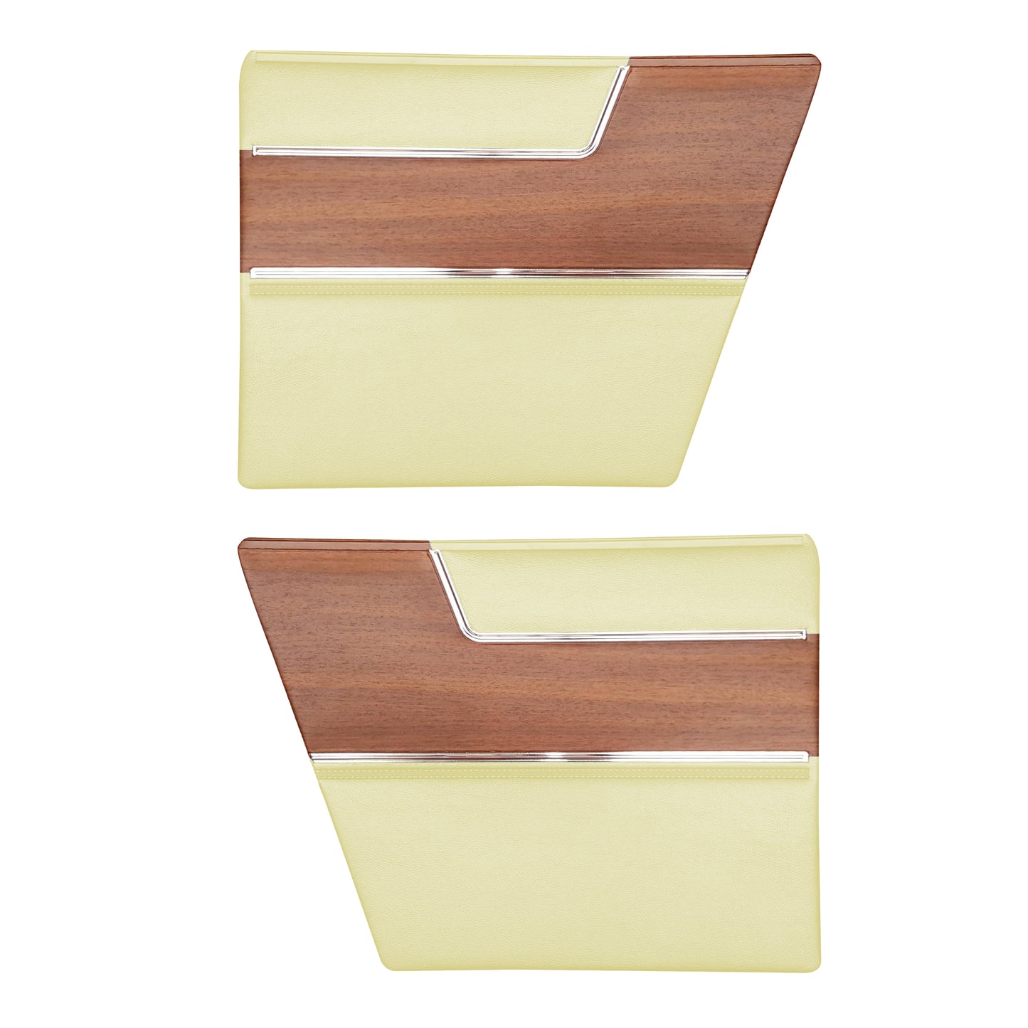 69 BARRACUDA "DELUXE" FASTBACK REAR PANELS - PEARL YELLOW