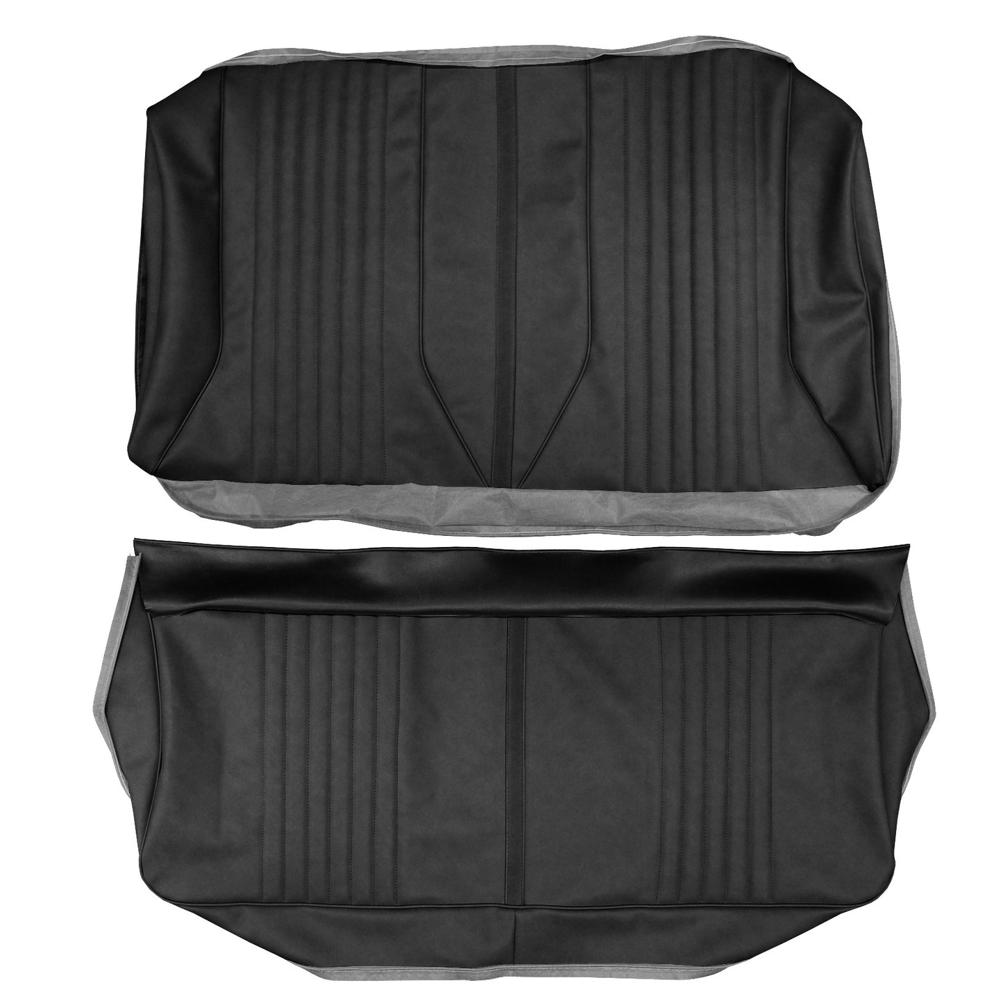 70 SKYLARK/GS "STANDARD" SPORT COUPE REAR UPHOLSTERY - BLACK