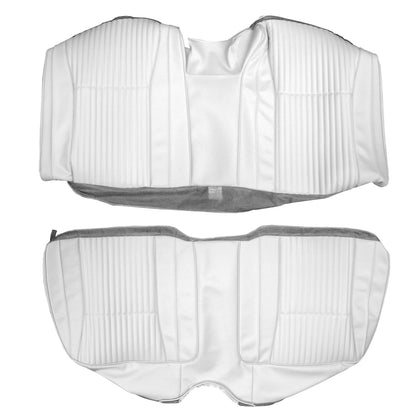 70 CHRYSLER 300/NEWPORT CONV. REAR UPHOLSTERY- WHITE