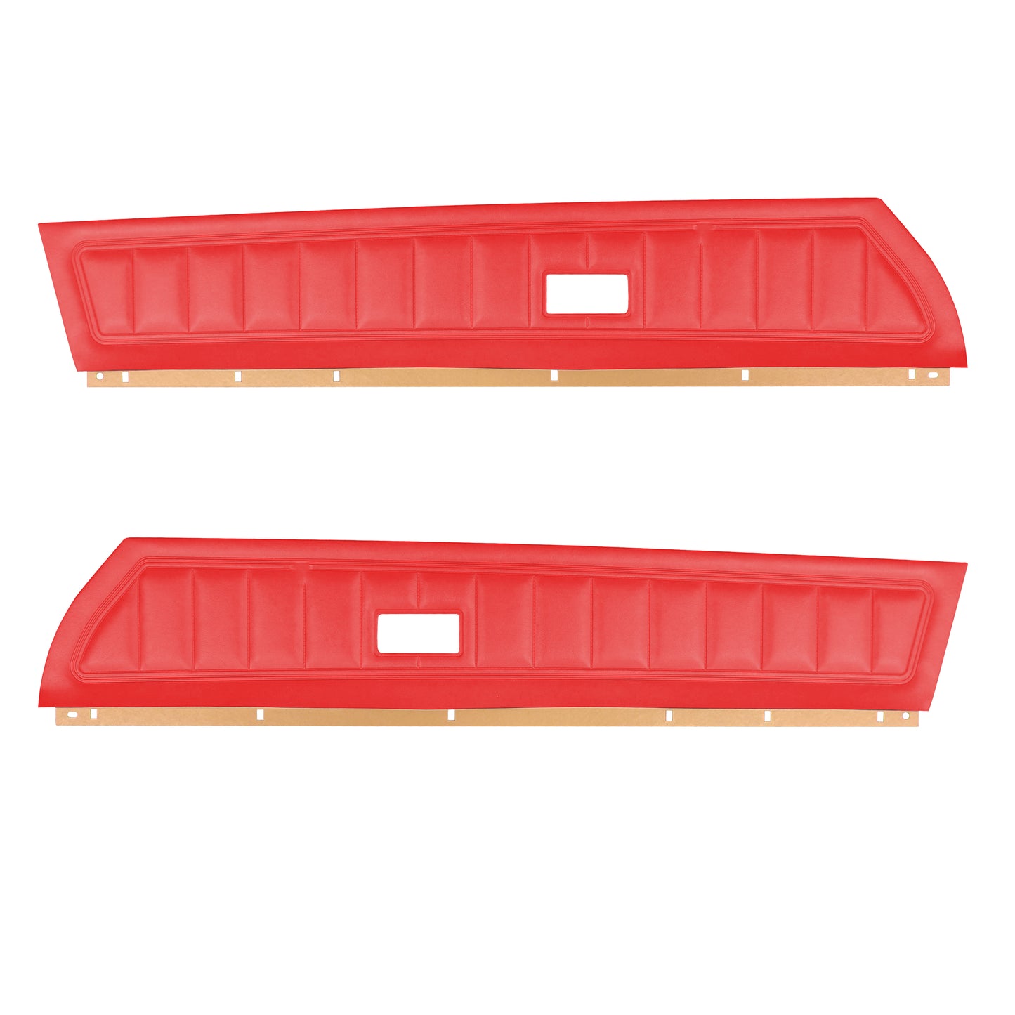 74 CAMARO "STANDARD" UPPER DOOR PANELS - RED