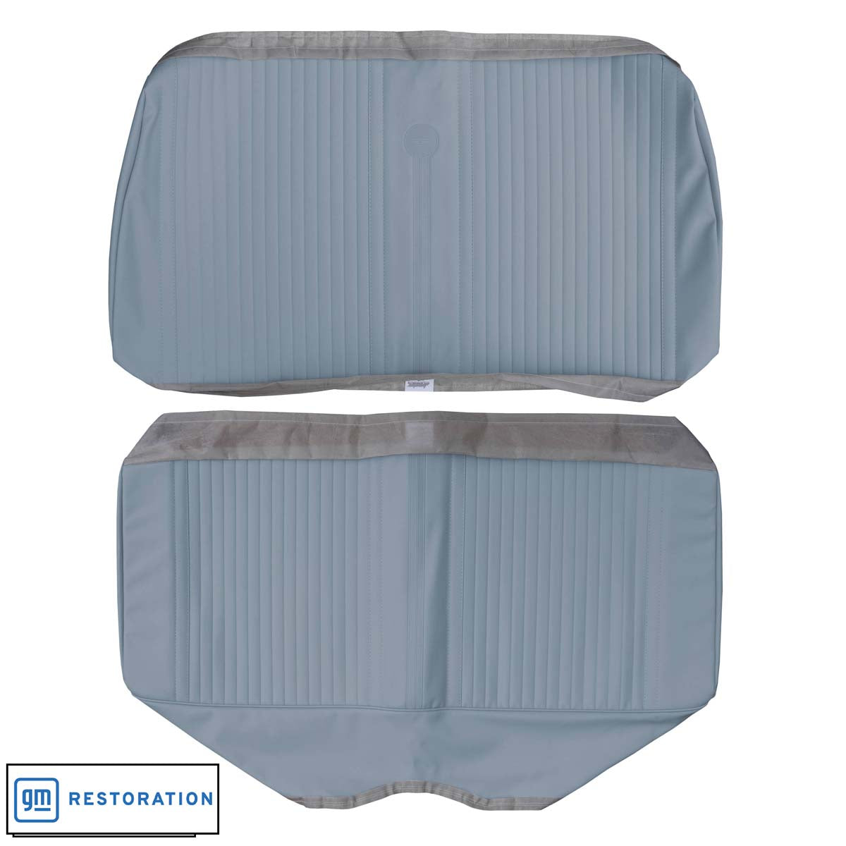 64 CHEVELLE/MALIBU CONVERTIBLE REAR UPHOLSTERY - BLUE