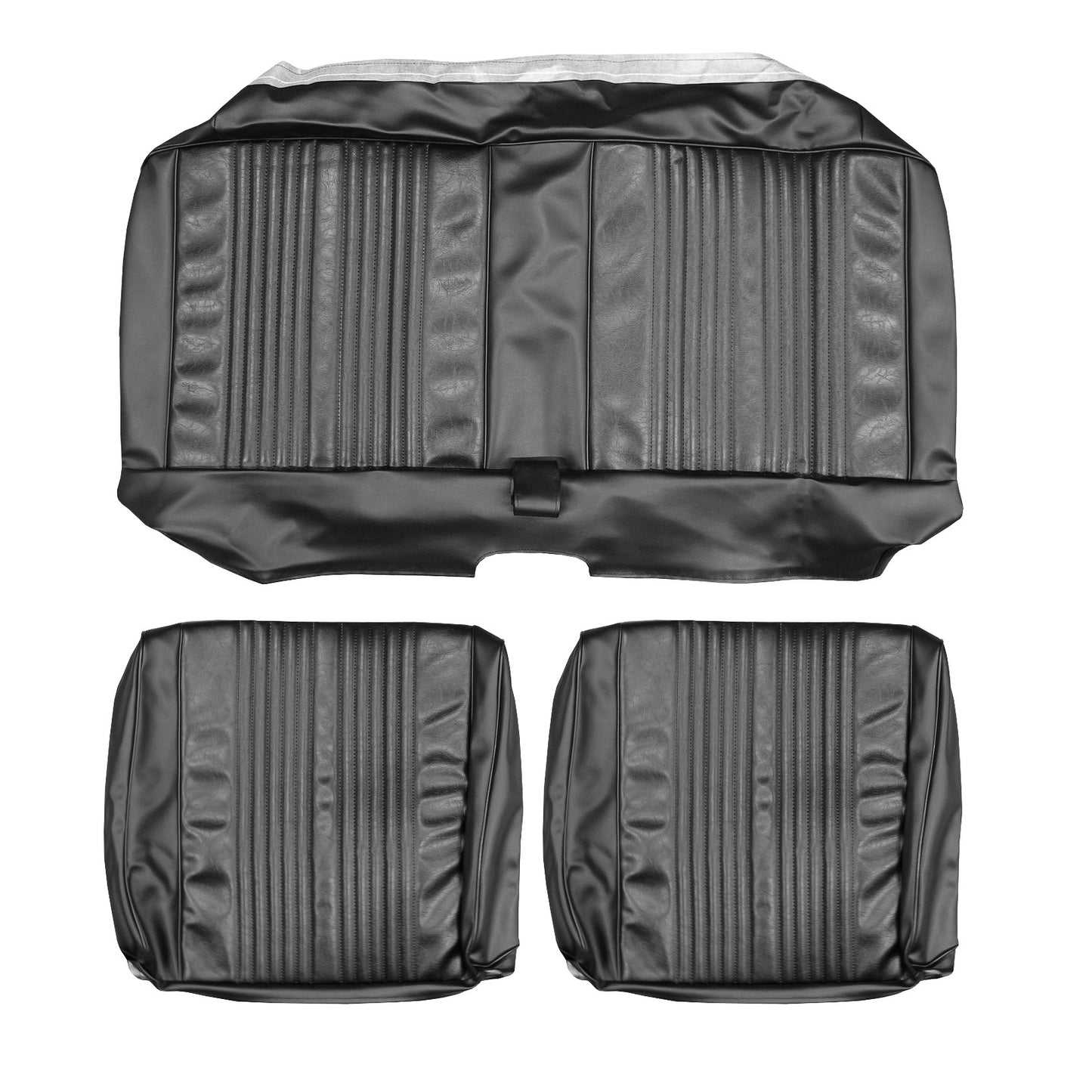 67 DART 270 SPLIT BENCH UPHOLSTERY - BLACK