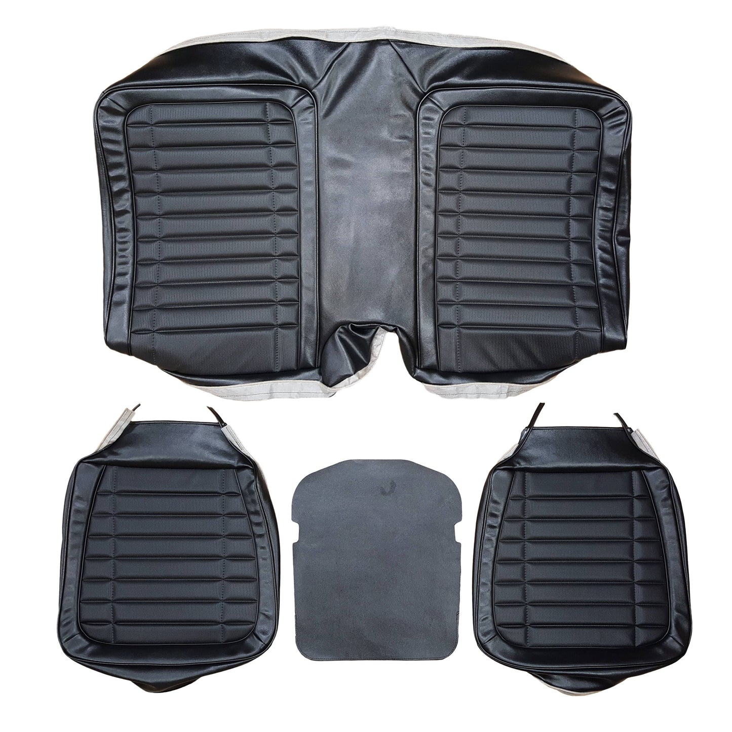 70 FIREBIRD/TRANS AM "DELUXE" HARDTOP REAR UPHOLSTERY - BLACK