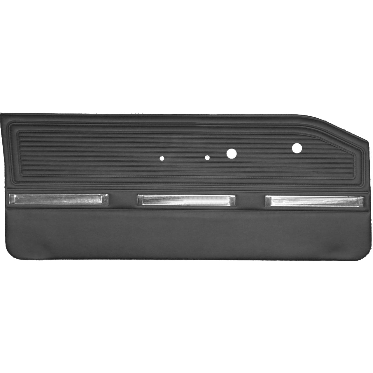 65 BARRACUDA/VALIANT SIGNET FRONT DOOR PANELS - BLACK