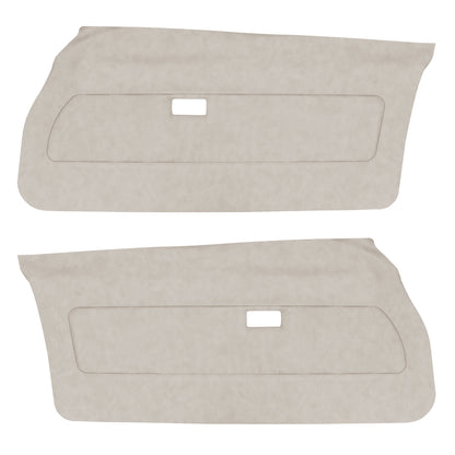76 CAMARO "DELUXE" DOOR PANELS (UNASSEMBLED) -  WHITE