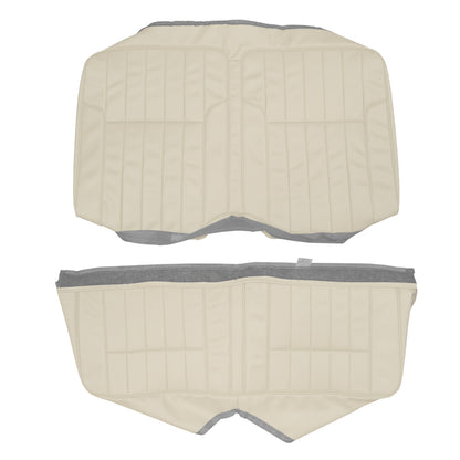 69 FIREBIRD/TRANS AM "DELUXE" FIXED HTP REAR UPHOLSTERY - PARCHMENT