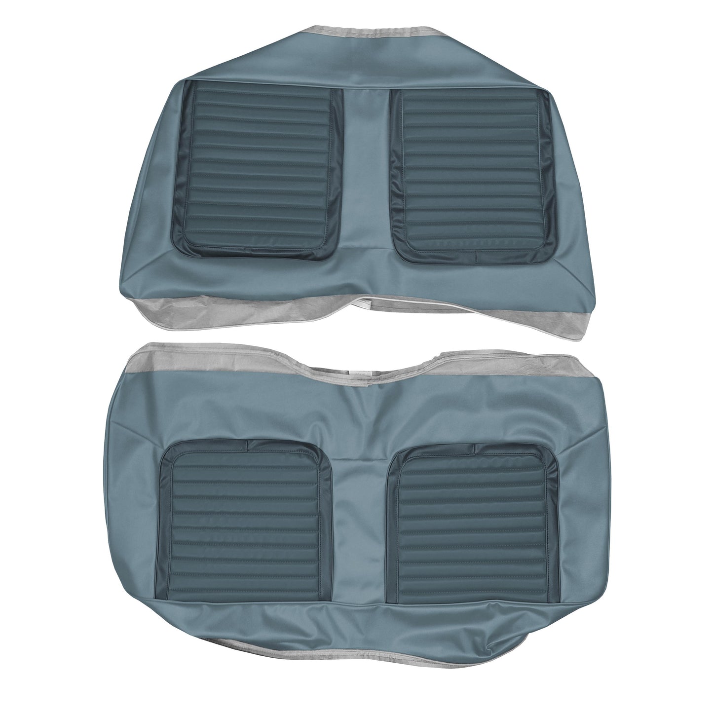 65 BELVEDERE II CONVERTIBLE REAR UPHOLSTERY - NAVY/BLUE