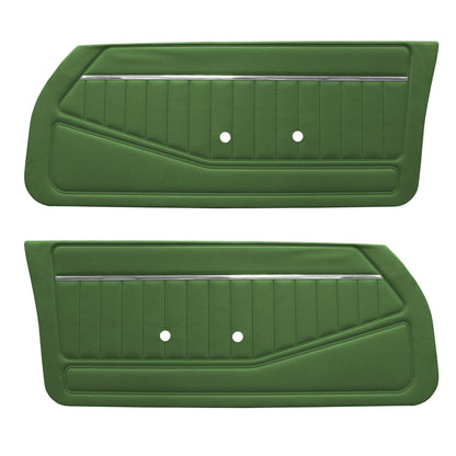78 CAMARO "STANDARD" DOOR PANELS (UNASSEMBLED) - GREEN