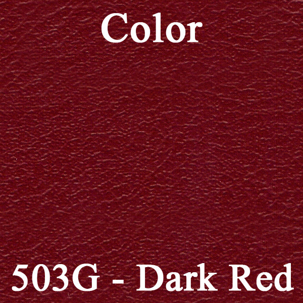 69 SKYLARK/GS 400 CONVERTIBLE REAR UPHOLSTERY - RED
