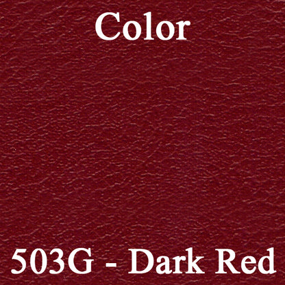 69 SKYLARK/GS 400 CONVERTIBLE REAR UPHOLSTERY - RED