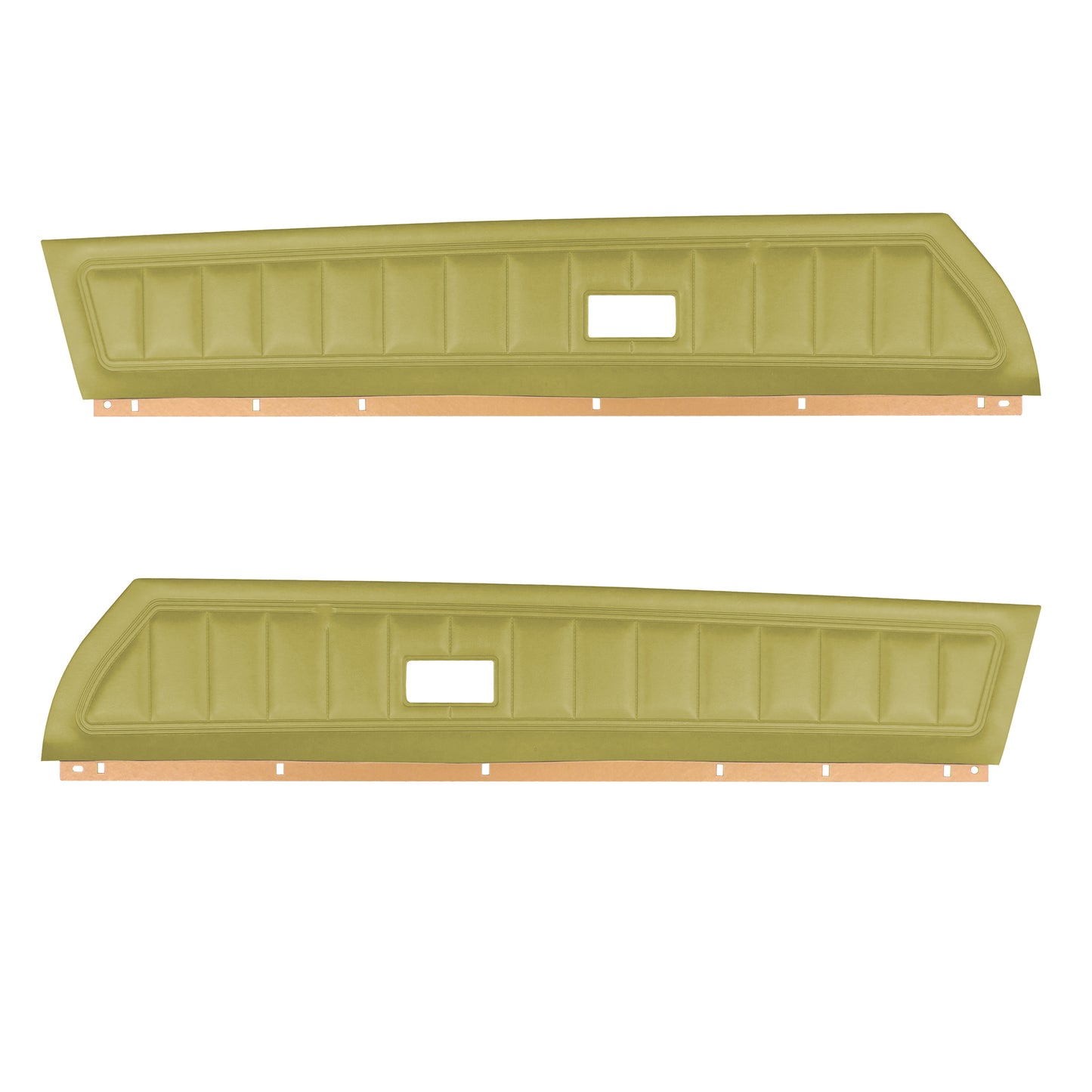 75 CAMARO "STANDARD" UPPER DOOR PANELS - SRM SANDSTONE