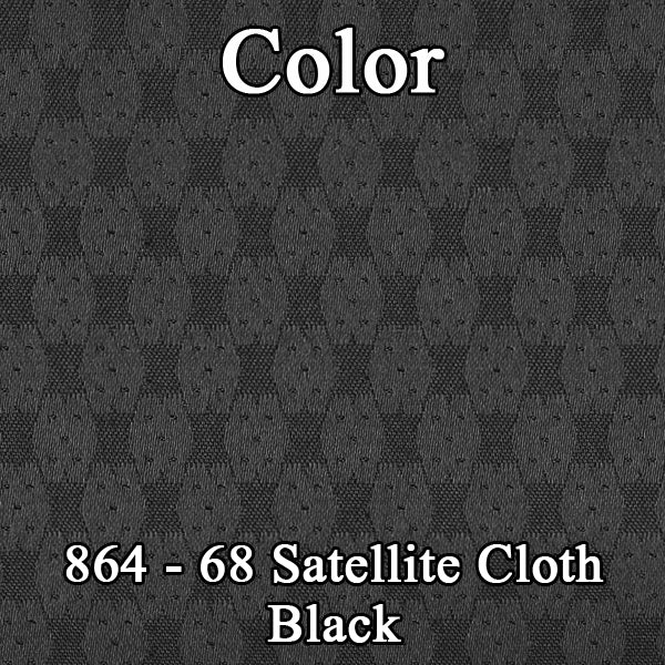68 CLOTH BENCH - BLACK/BLACK