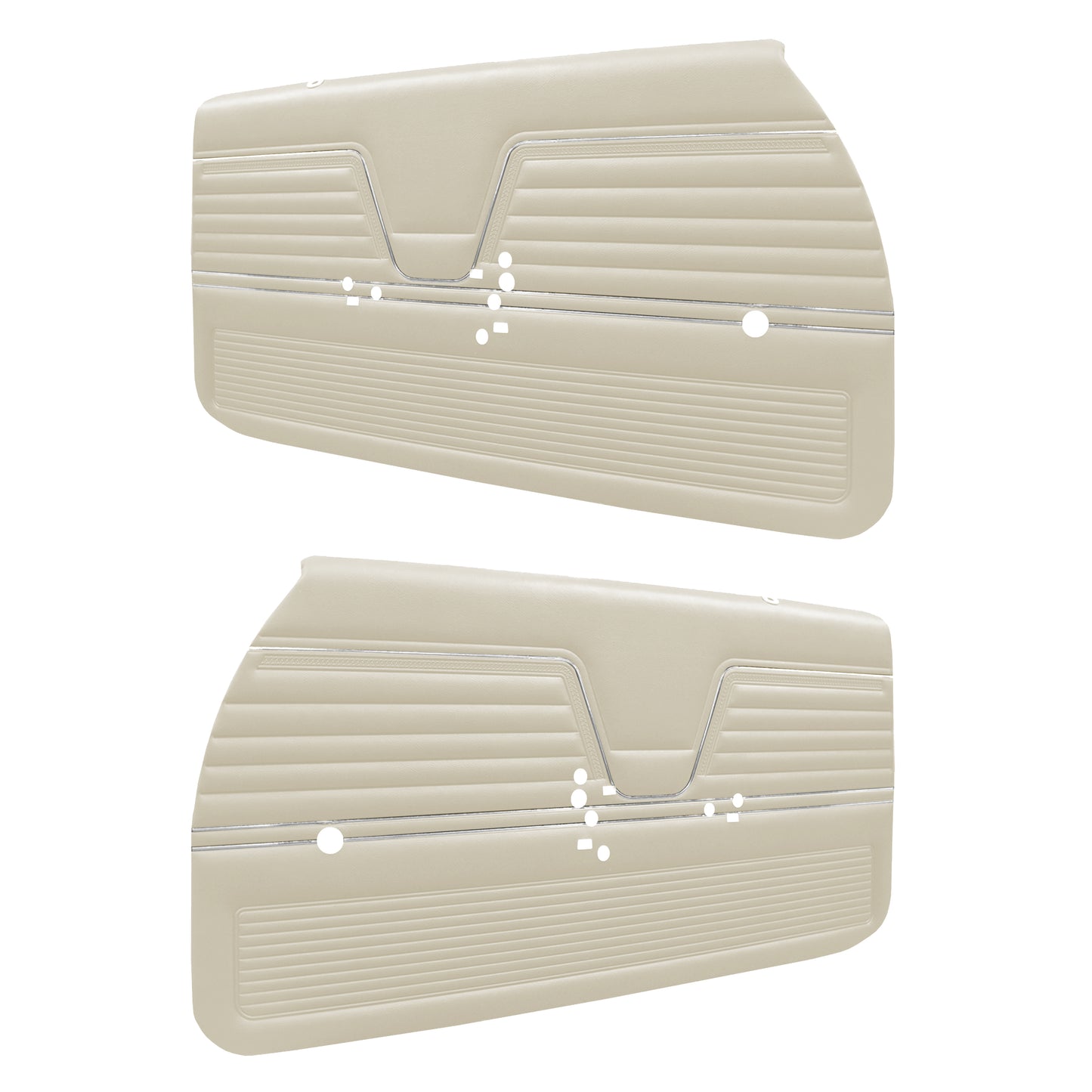 69 CHEVELLE/MALIBU FRONT DOOR PANELS (PRE-ASSEMBLED) - PARCHMENT