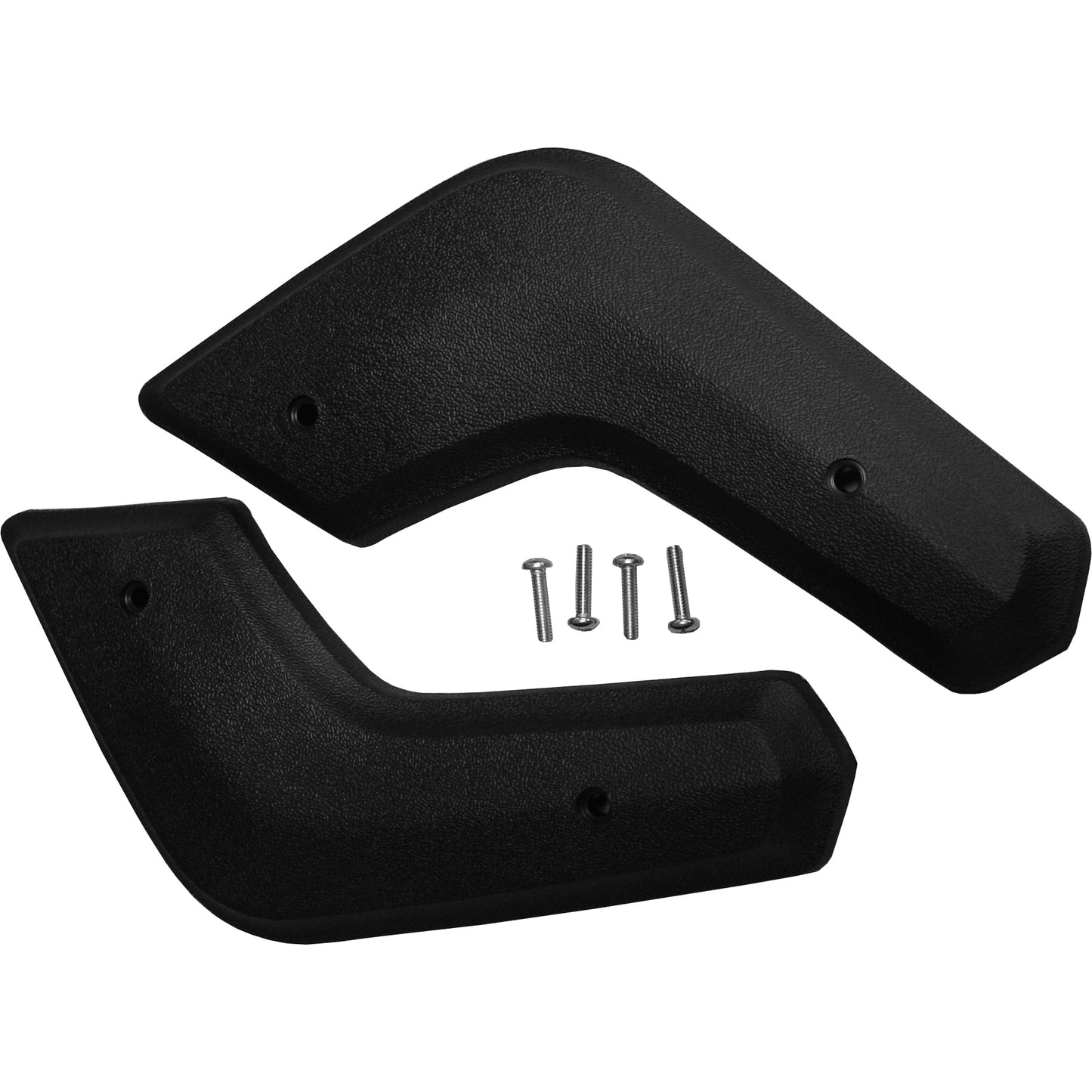 68/70 BENCH HINGE COVERS - BLK