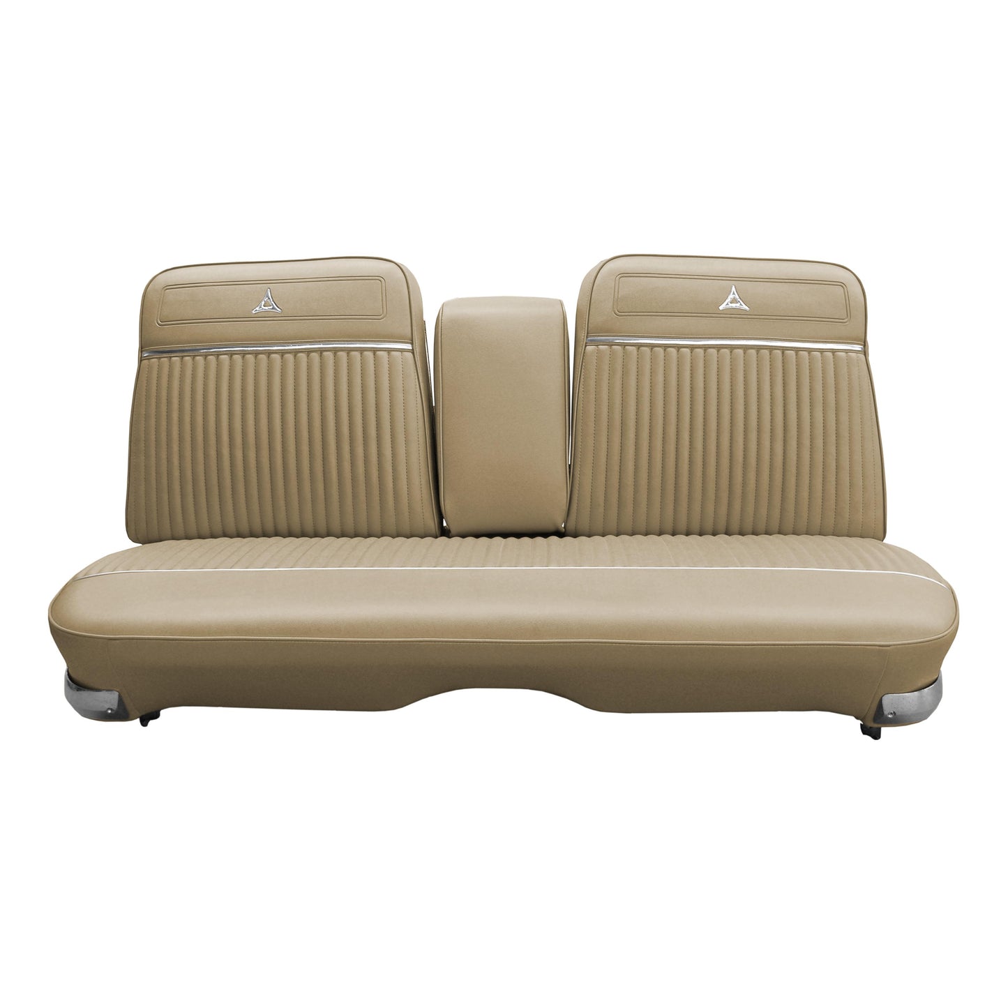64 POLARA SPLIT BENCH W/ C.A.R. UPHOLSTERY - SRM OLIVE GOLD