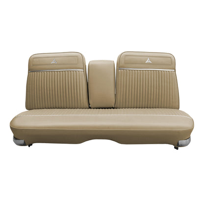 64 POLARA SPLIT BENCH W/ C.A.R. UPHOLSTERY - SRM OLIVE GOLD