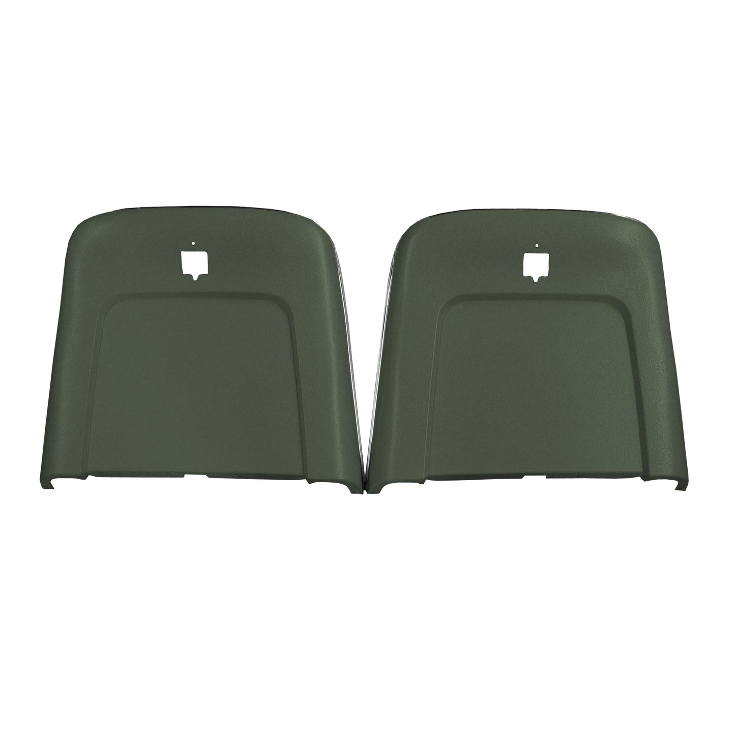 69-72 GM A-BODY BUCKET SEAT BACK PANELS - GREEN