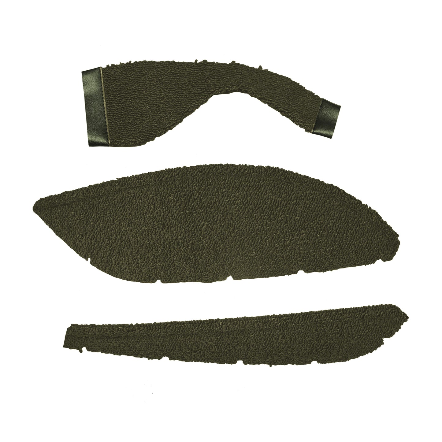 69-70 CHRYSLER/DODGE/PLYMOUTH B & C-BODY (AUTOMATIC) CONSOLE CARPET - DARK OLIVE GREEN (LOOP)