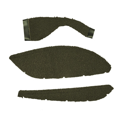 69-70 CHRYSLER/DODGE/PLYMOUTH B & C-BODY (AUTOMATIC) CONSOLE CARPET - DARK OLIVE GREEN (LOOP)