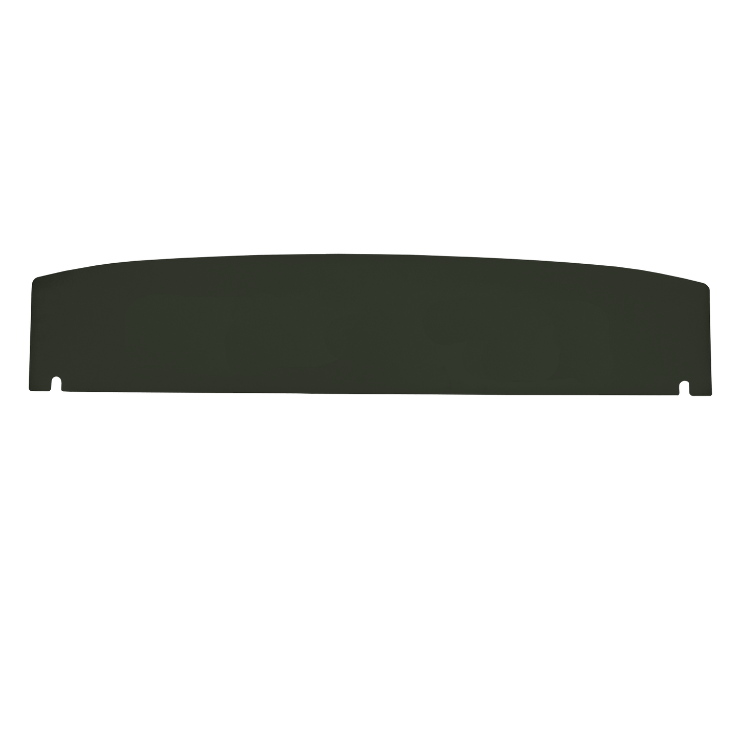 72-73 CHALLENGER HARDTOP PACKAGE TRAY W/O SPEAKER CUT-OUTS - GREEN