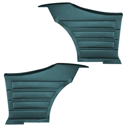 68 GTO/LEMANS HARDTOP REAR PANELS (PRE-ASSEMBLED) - TURQUOISE