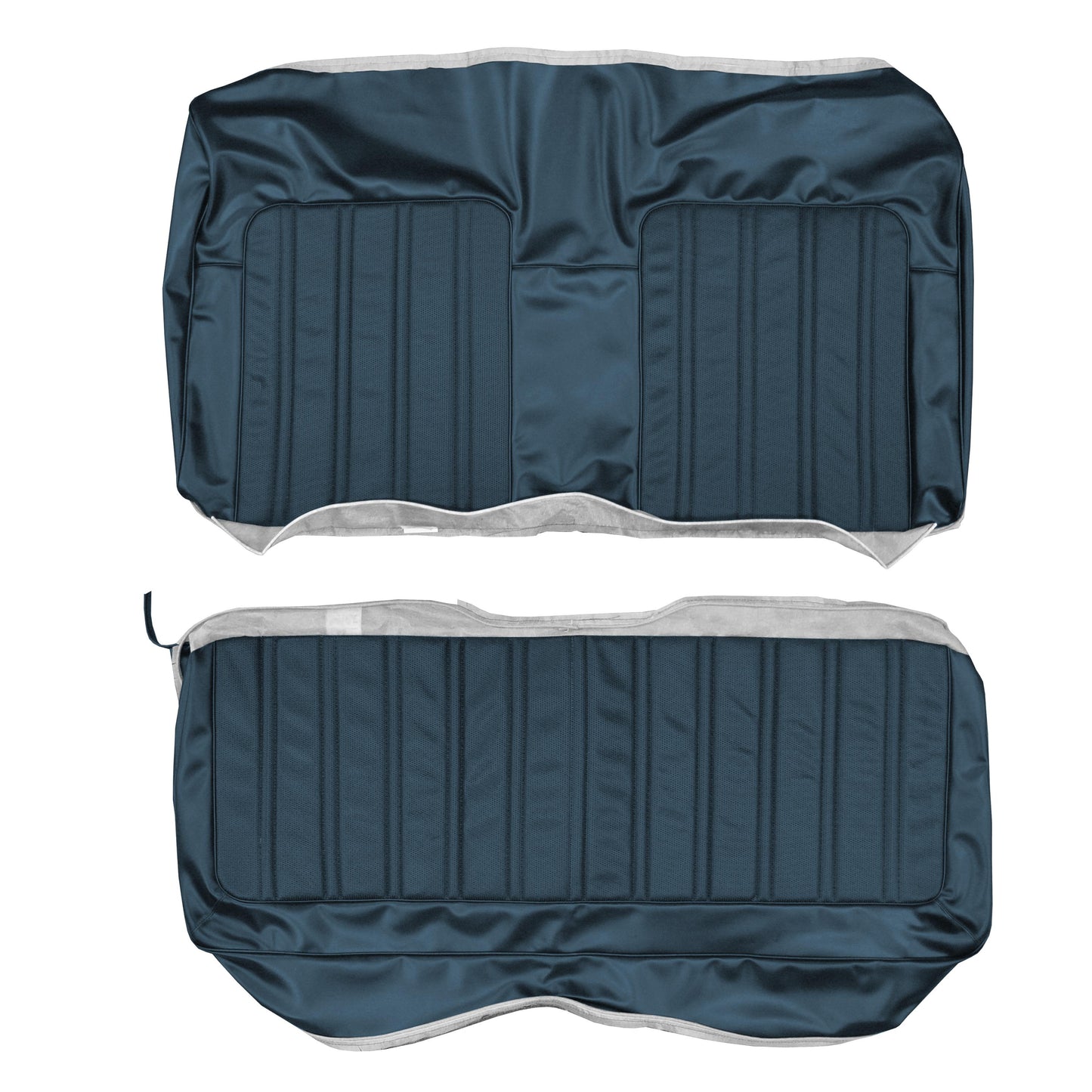 74 CHARGER HARDTOP REAR UPHOLSTERY - BLUE