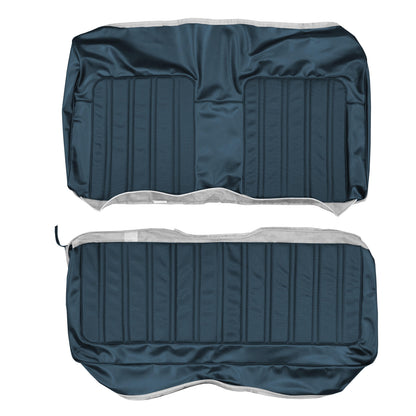 74 CHARGER HARDTOP REAR UPHOLSTERY - BLUE