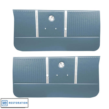 64 CHEVELLE/MALIBU FRONT DOOR PANELS - BLUE