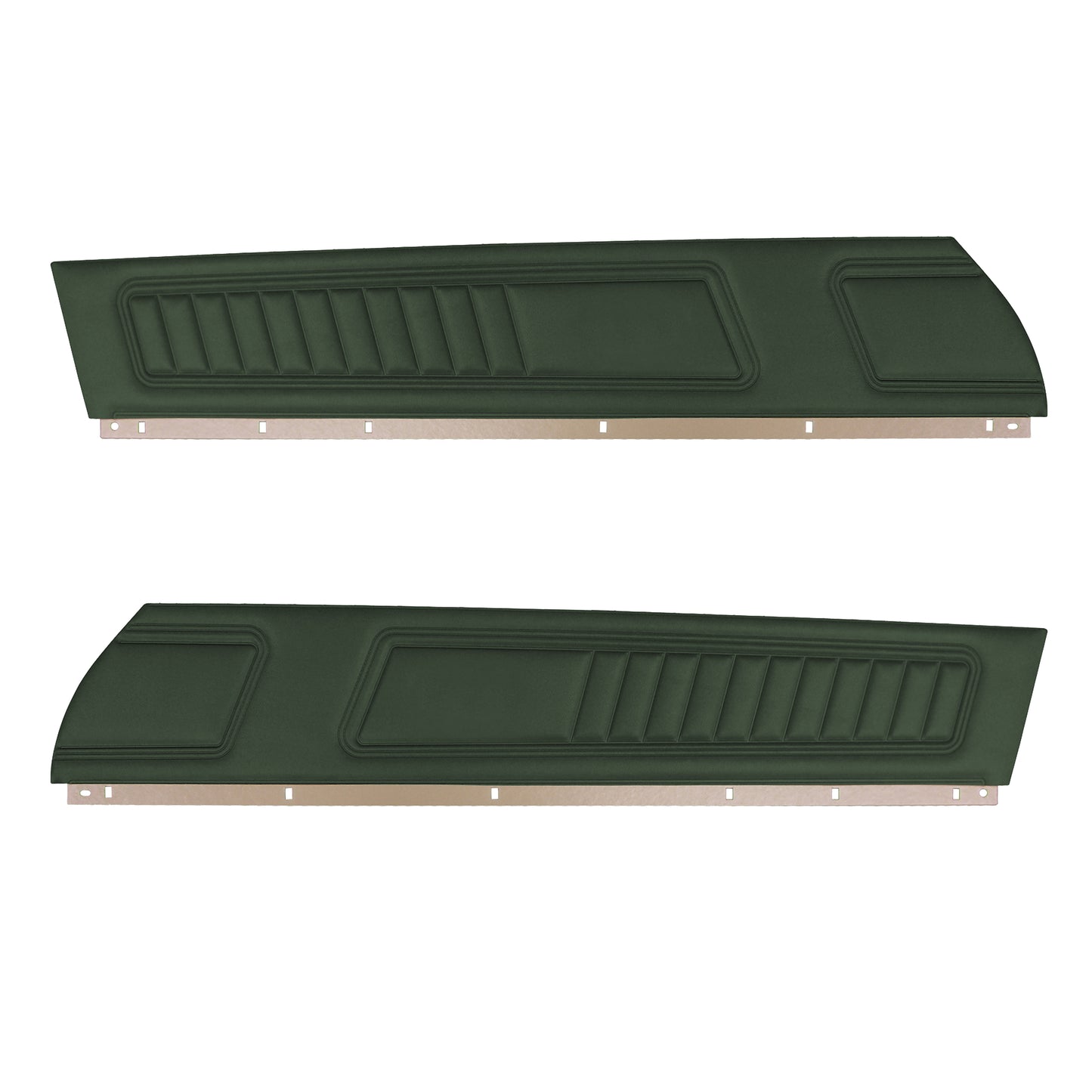 72 CAMARO "STANDARD" UPPER DOOR PANELS - GREEN