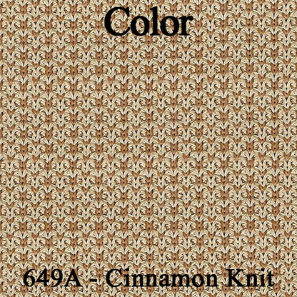 74 JAVELIN/AMX/MATADOR HARDTOP REAR UPHOLSTERY - SRM CINNAMON KNIT/SRM BROWN