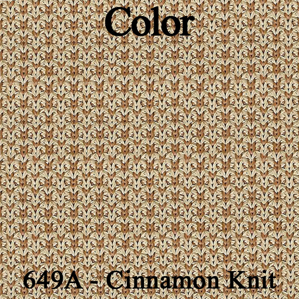 74 JAVELIN/AMX/ MATADOR FRONT SRM CINNAMON KNIT/SRM BROWN