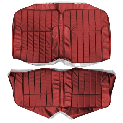 68 FIREBIRD "DELUXE" FIXED CONV. REAR UPHOLSTERY - RED