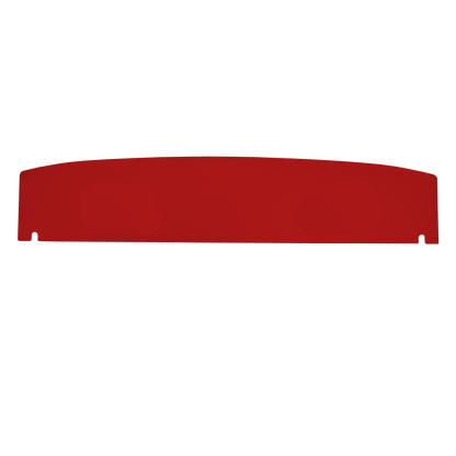 70 CHALLENGER HARDTOP PACKAGE TRAY W/O SPEAKER CUT-OUTS - RED
