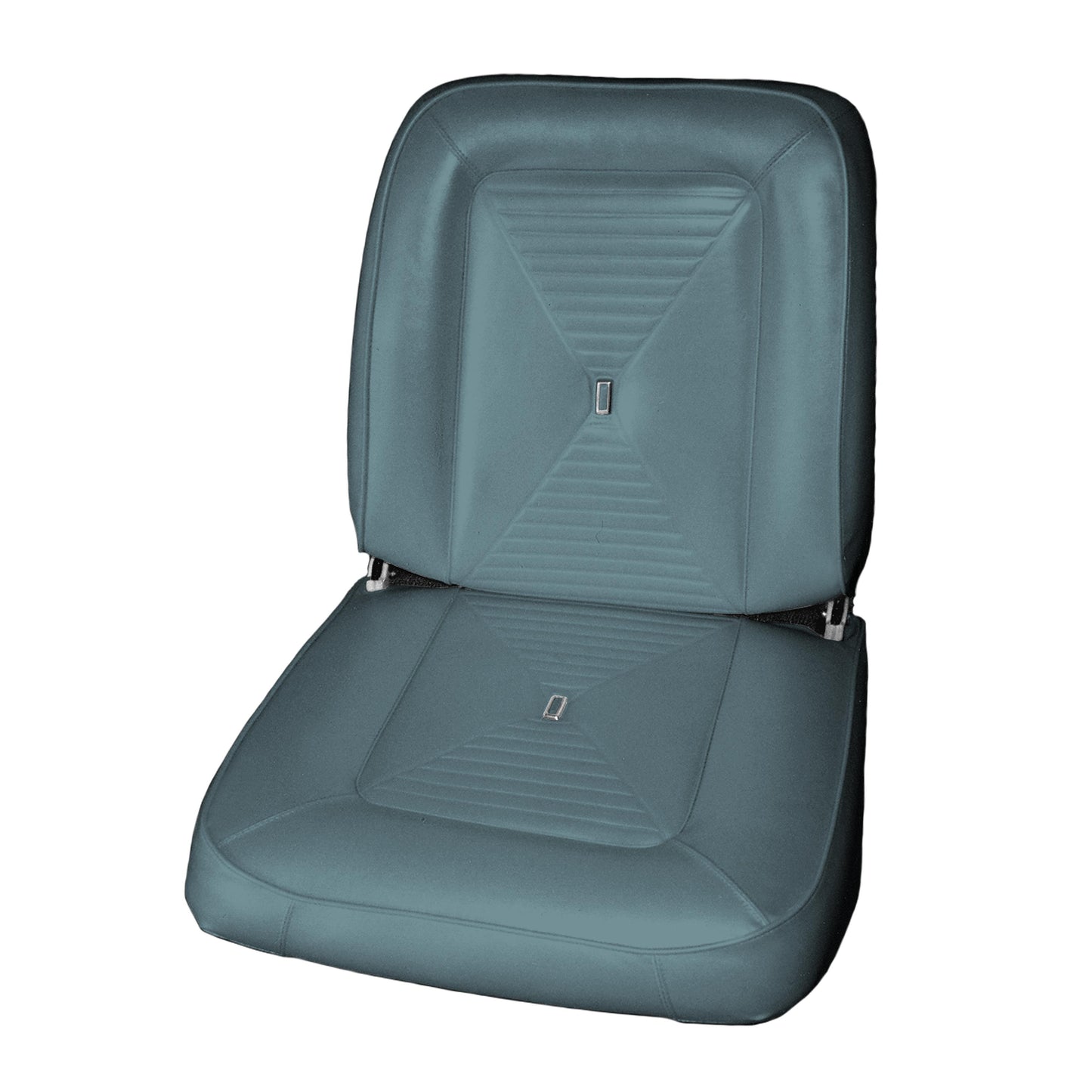 65 DART GT BUCKET SEAT UPHOLSTERY - BLUE
