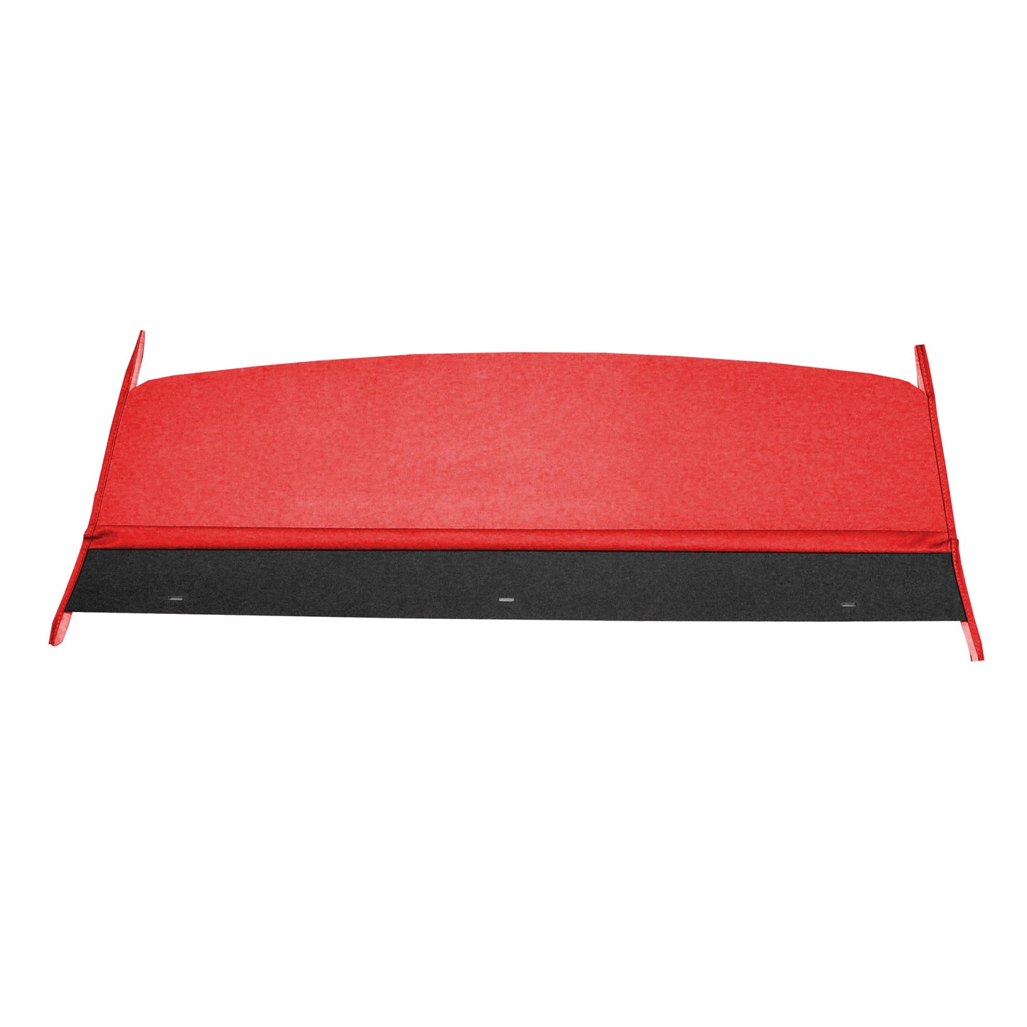 63 DART GT HARDTOP PACKAGE TRAY W/O SPEAKER CUT-OUTS - RED
