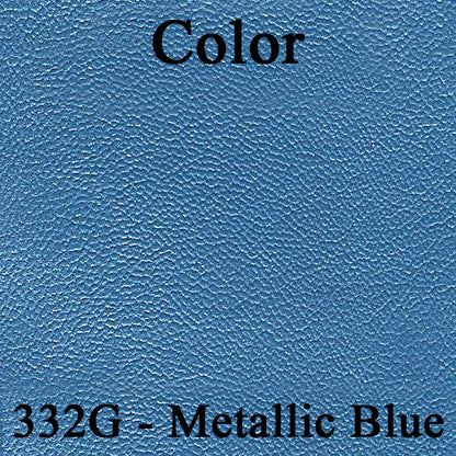 68 CUTLASS SUPREME FRONT DOOR PANELS (PRE-ASSEMBLED) - MEDIUM BLUE