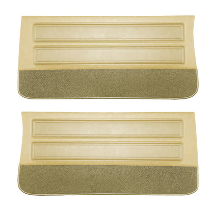 67 CUTLASS/442 FRONT DOOR PANELS - PEARL YELLOW