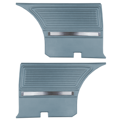 65 BARRACUDA FASTBACK REAR PANELS - BLUE
