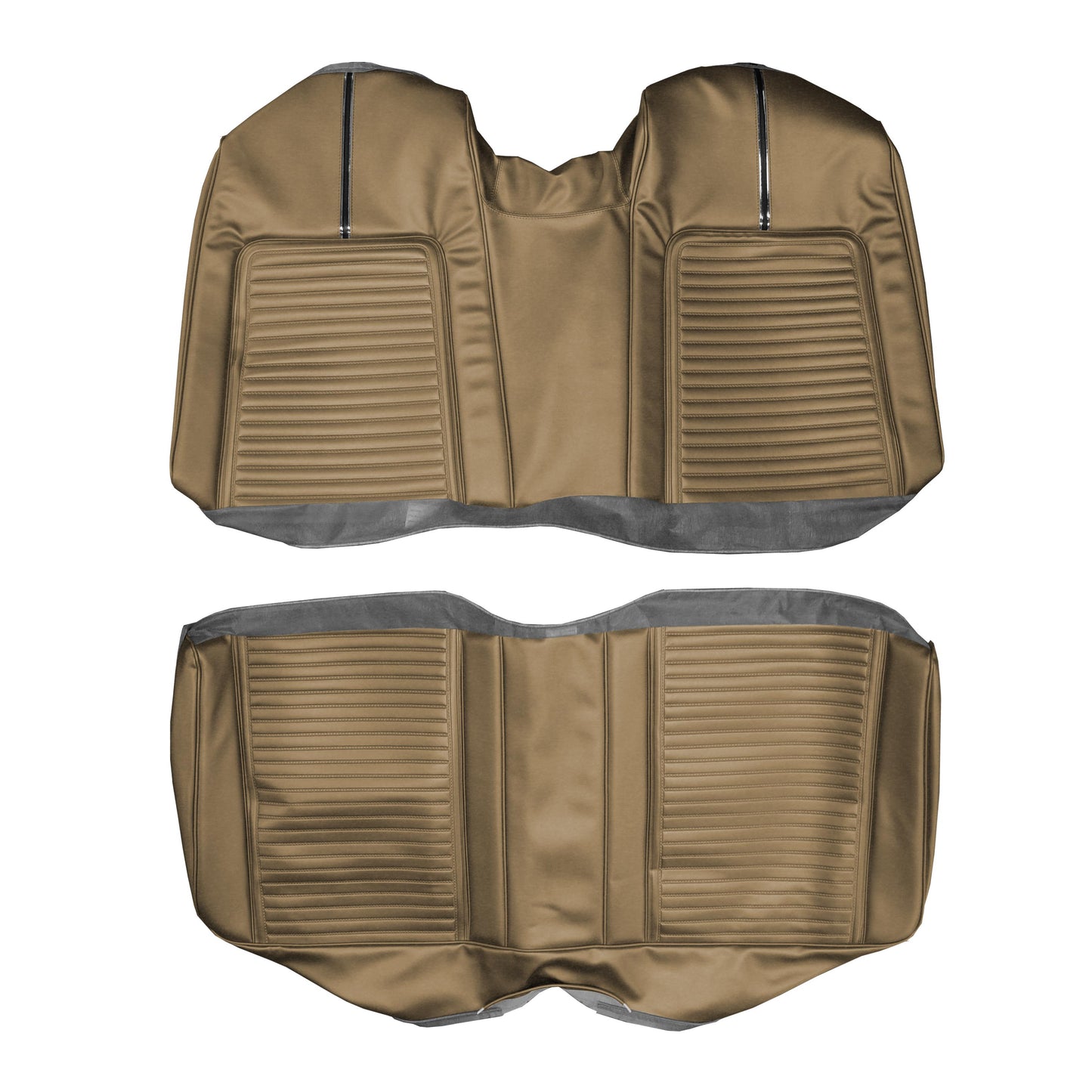 66 SPORT FURY CONVERTIBLE REAR UPHOLSTERY - GOLD