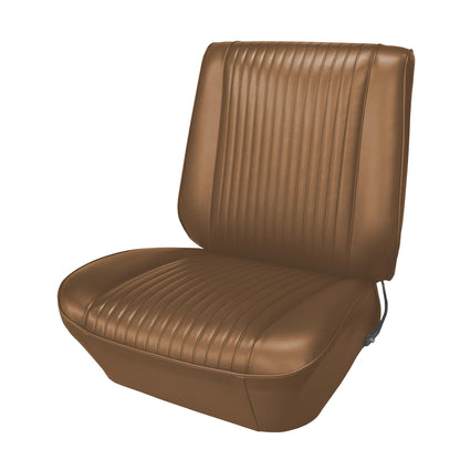 64 CHEVELLE/MALIBU BUCKET SEAT UPHOLSTERY - SADDLE