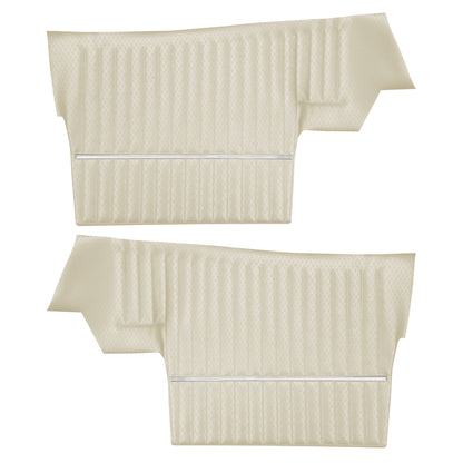 68 CUTLASS 'S'/442 CONVERTIBLE REAR PANELS (UNASSEMBLED) - PARCHMENT