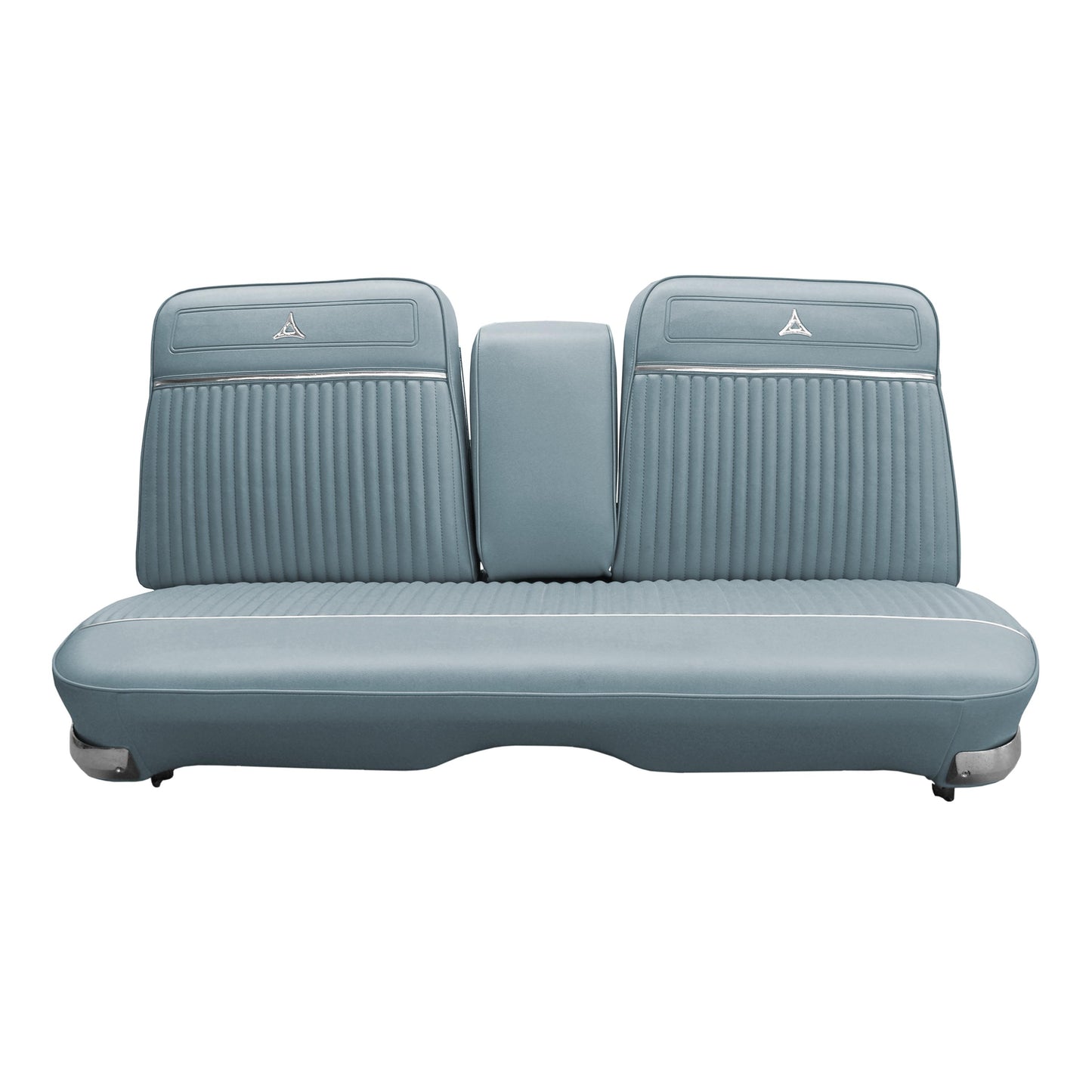 64 POLARA SPLIT BENCH W/ C.A.R. UPHOLSTERY - BLUE