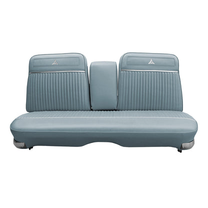 64 POLARA SPLIT BENCH W/ C.A.R. UPHOLSTERY - BLUE