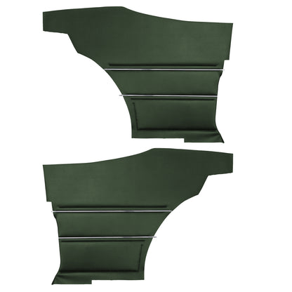 69 GTO/LEMANS HARDTOP REAR PANELS (UNASSEMBLED) - GREEN