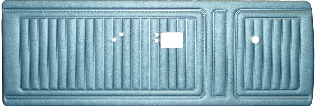 72 DUSTER/DEMON/DART SWINGER FRONT DOOR PANELS - BRIGHT BLUE
