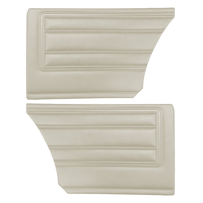 68 BARRACUDA "STANDARD" HARDTOP REAR PANELS - PEARL WHITE